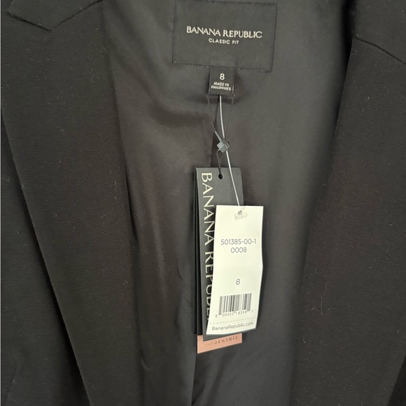 NWT 2pc Banana Republic Women’s Suit Blazer and Pants Black Size 8 - Picture 3 of 16